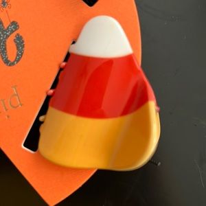Candy corn hair clip